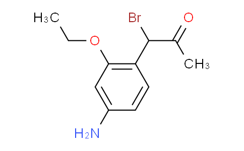 CAS No. 1803862-74-9, 1-(4-Amino-2-ethoxyphenyl)-1-bromopropan-2-one