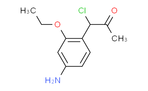 CAS No. 1803795-34-7, 1-(4-Amino-2-ethoxyphenyl)-1-chloropropan-2-one