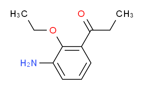 CAS No. 1806296-71-8, 1-(3-Amino-2-ethoxyphenyl)propan-1-one
