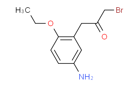 CAS No. 1804397-61-2, 1-(5-Amino-2-ethoxyphenyl)-3-bromopropan-2-one