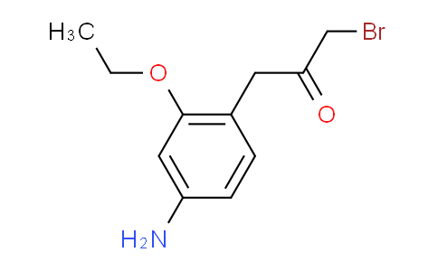 CAS No. 1803795-27-8, 1-(4-Amino-2-ethoxyphenyl)-3-bromopropan-2-one