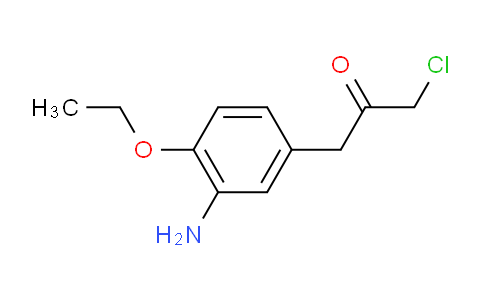 CAS No. 1803862-14-7, 1-(3-Amino-4-ethoxyphenyl)-3-chloropropan-2-one