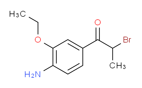 CAS No. 1806296-80-9, 1-(4-Amino-3-ethoxyphenyl)-2-bromopropan-1-one