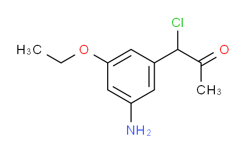 CAS No. 1804223-59-3, 1-(3-Amino-5-ethoxyphenyl)-1-chloropropan-2-one