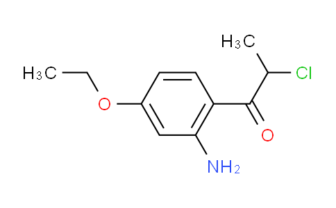 CAS No. 1804223-20-8, 1-(2-Amino-4-ethoxyphenyl)-2-chloropropan-1-one