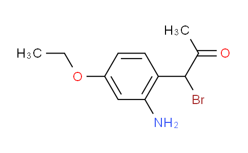 CAS No. 1804037-35-1, 1-(2-Amino-4-ethoxyphenyl)-1-bromopropan-2-one