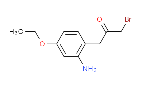 CAS No. 1804397-55-4, 1-(2-Amino-4-ethoxyphenyl)-3-bromopropan-2-one