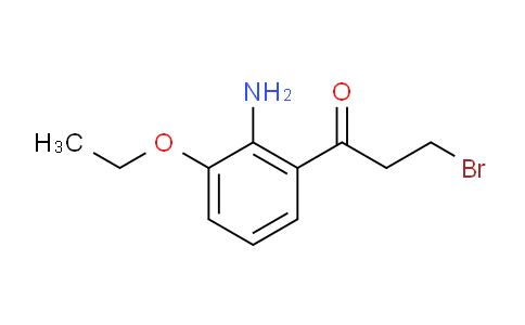 CAS No. 1804037-15-7, 1-(2-Amino-3-ethoxyphenyl)-3-bromopropan-1-one