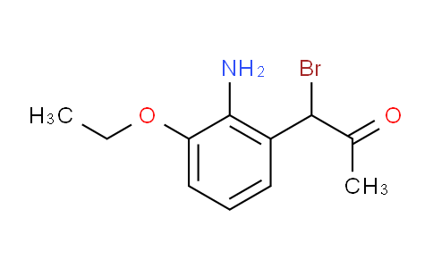 CAS No. 1803862-58-9, 1-(2-Amino-3-ethoxyphenyl)-1-bromopropan-2-one