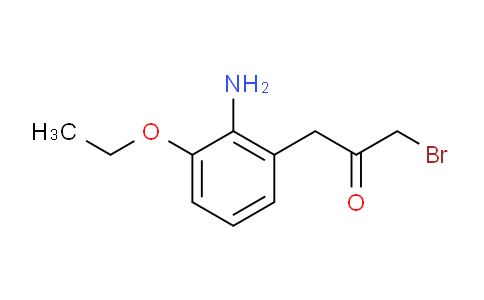 CAS No. 1803838-42-7, 1-(2-Amino-3-ethoxyphenyl)-3-bromopropan-2-one