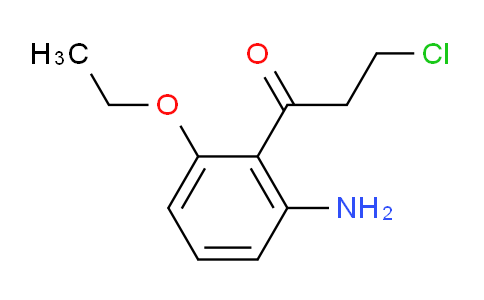 CAS No. 1803838-30-3, 1-(2-Amino-6-ethoxyphenyl)-3-chloropropan-1-one