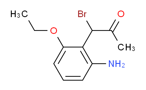 CAS No. 1804397-49-6, 1-(2-Amino-6-ethoxyphenyl)-1-bromopropan-2-one