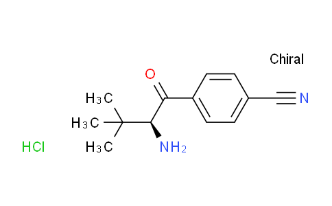 CAS No. 1398507-65-7, (S)-4-(2-Amino-3,3-dimethylbutanoyl)benzonitrile hydrochloride