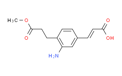 MC749385 | 1807418-11-6 | (E)-3-(3-Amino-4-(3-methoxy-3-oxopropyl)phenyl)acrylic acid