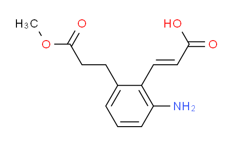 CAS No. 1807356-50-8, (E)-3-(2-amino-6-(3-methoxy-3-oxopropyl)phenyl)acrylic acid