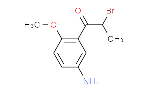 CAS No. 1807105-76-5, 1-(5-Amino-2-methoxyphenyl)-2-bromopropan-1-one