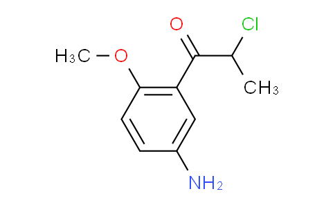 CAS No. 1804214-20-7, 1-(5-Amino-2-methoxyphenyl)-2-chloropropan-1-one