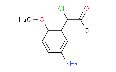 CAS No. 1804218-96-9, 1-(5-Amino-2-methoxyphenyl)-1-chloropropan-2-one