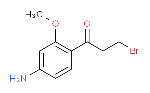 CAS No. 1803882-20-3, 1-(4-Amino-2-methoxyphenyl)-3-bromopropan-1-one