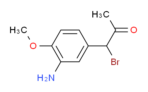 CAS No. 1803833-40-0, 1-(3-Amino-4-methoxyphenyl)-1-bromopropan-2-one