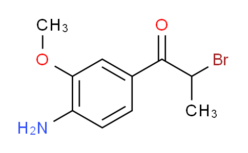 CAS No. 1806435-55-1, 1-(4-Amino-3-methoxyphenyl)-2-bromopropan-1-one