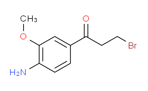 CAS No. 1804042-48-5, 1-(4-Amino-3-methoxyphenyl)-3-bromopropan-1-one