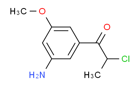 CAS No. 1804218-65-2, 1-(3-Amino-5-methoxyphenyl)-2-chloropropan-1-one