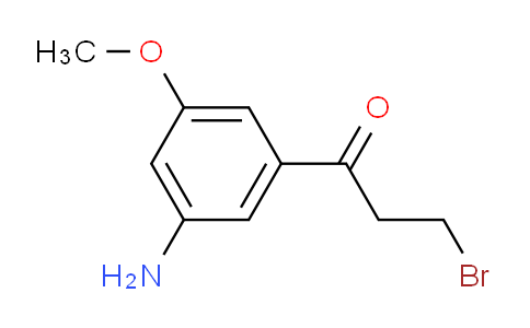 CAS No. 1804214-10-5, 1-(3-Amino-5-methoxyphenyl)-3-bromopropan-1-one