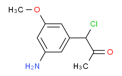 CAS No. 1804504-83-3, 1-(3-Amino-5-methoxyphenyl)-1-chloropropan-2-one