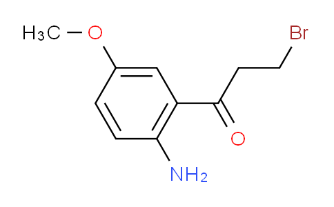 CAS No. 1803833-04-6, 1-(2-Amino-5-methoxyphenyl)-3-bromopropan-1-one