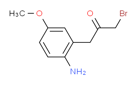 CAS No. 1804218-77-6, 1-(2-Amino-5-methoxyphenyl)-3-bromopropan-2-one