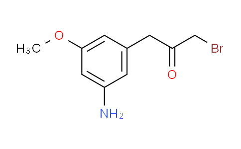 CAS No. 1803857-69-3, 1-(3-Amino-5-methoxyphenyl)-3-bromopropan-2-one