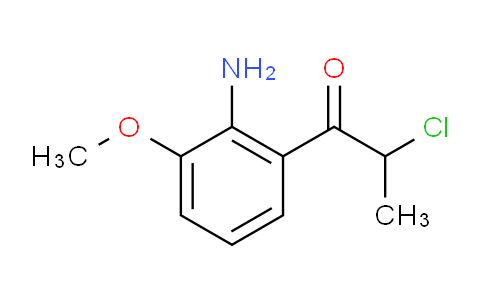 CAS No. 1803799-63-4, 1-(2-Amino-3-methoxyphenyl)-2-chloropropan-1-one
