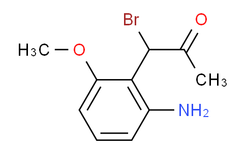 CAS No. 1804042-57-6, 1-(2-Amino-6-methoxyphenyl)-1-bromopropan-2-one