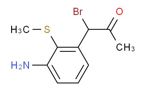 MC749442 | 1803834-60-7 | 1-(3-Amino-2-(methylthio)phenyl)-1-bromopropan-2-one
