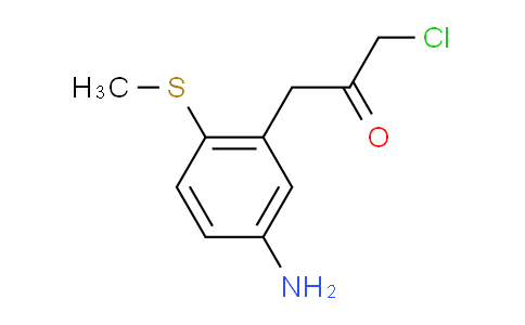 CAS No. 1803803-79-3, 1-(5-Amino-2-(methylthio)phenyl)-3-chloropropan-2-one