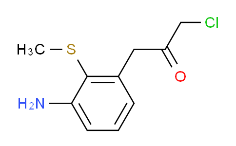 CAS No. 1804219-65-5, 1-(3-Amino-2-(methylthio)phenyl)-3-chloropropan-2-one