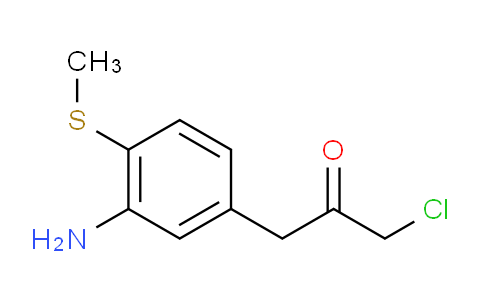 CAS No. 1806294-82-5, 1-(3-Amino-4-(methylthio)phenyl)-3-chloropropan-2-one