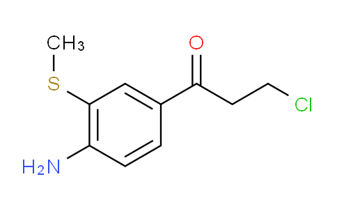 CAS No. 1803883-50-2, 1-(4-Amino-3-(methylthio)phenyl)-3-chloropropan-1-one