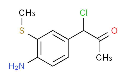 CAS No. 1806345-59-4, 1-(4-Amino-3-(methylthio)phenyl)-1-chloropropan-2-one