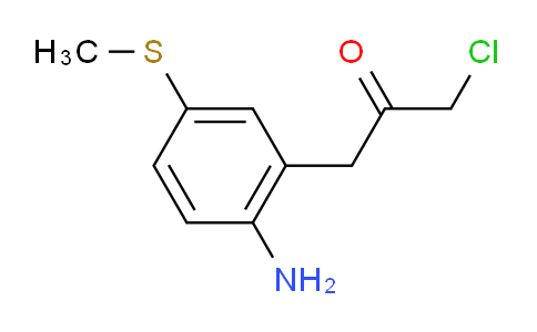 CAS No. 1804506-11-3, 1-(2-Amino-5-(methylthio)phenyl)-3-chloropropan-2-one