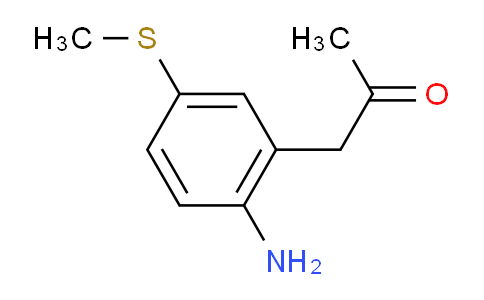 CAS No. 1803834-52-7, 1-(2-Amino-5-(methylthio)phenyl)propan-2-one