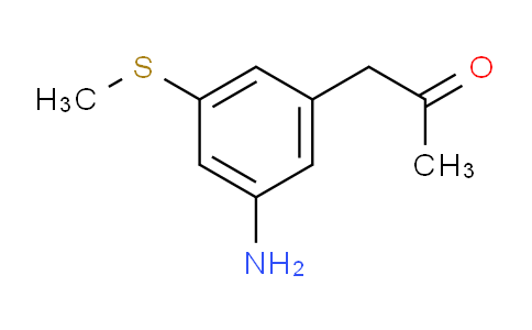 CAS No. 1804043-41-1, 1-(3-Amino-5-(methylthio)phenyl)propan-2-one