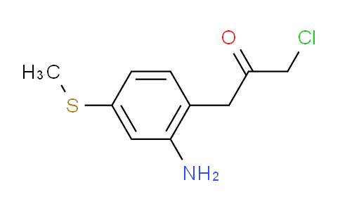 CAS No. 1807107-60-3, 1-(2-Amino-4-(methylthio)phenyl)-3-chloropropan-2-one
