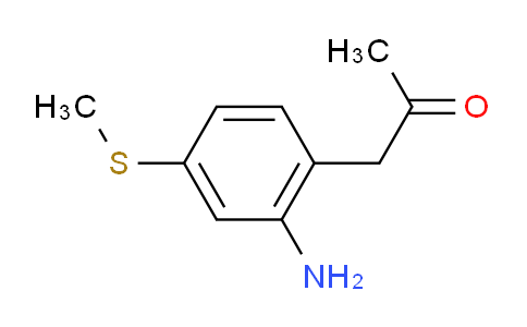 CAS No. 1803858-84-5, 1-(2-Amino-4-(methylthio)phenyl)propan-2-one