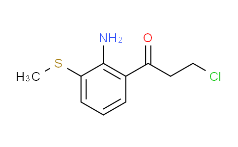 CAS No. 1803858-70-9, 1-(2-Amino-3-(methylthio)phenyl)-3-chloropropan-1-one