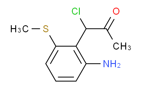 CAS No. 1804215-67-5, 1-(2-Amino-6-(methylthio)phenyl)-1-chloropropan-2-one