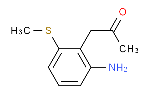 CAS No. 1803803-76-0, 1-(2-Amino-6-(methylthio)phenyl)propan-2-one