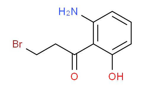 CAS No. 1804225-57-7, 1-(2-Amino-6-hydroxyphenyl)-3-bromopropan-1-one