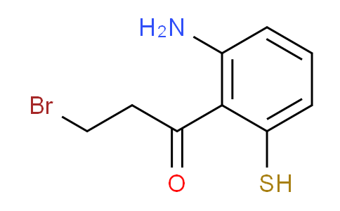 CAS No. 1803843-67-5, 1-(2-Amino-6-mercaptophenyl)-3-bromopropan-1-one